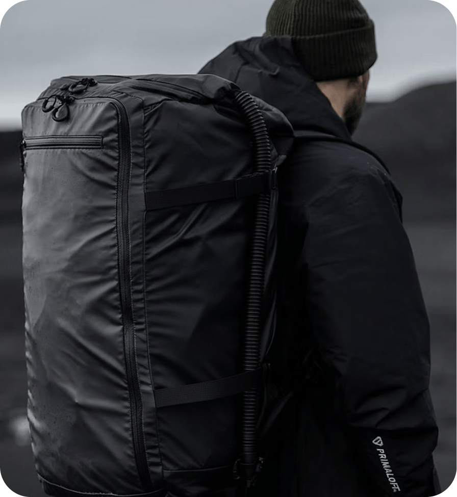 Broneeri Nomad Telk: seljakott ja telgivarustus