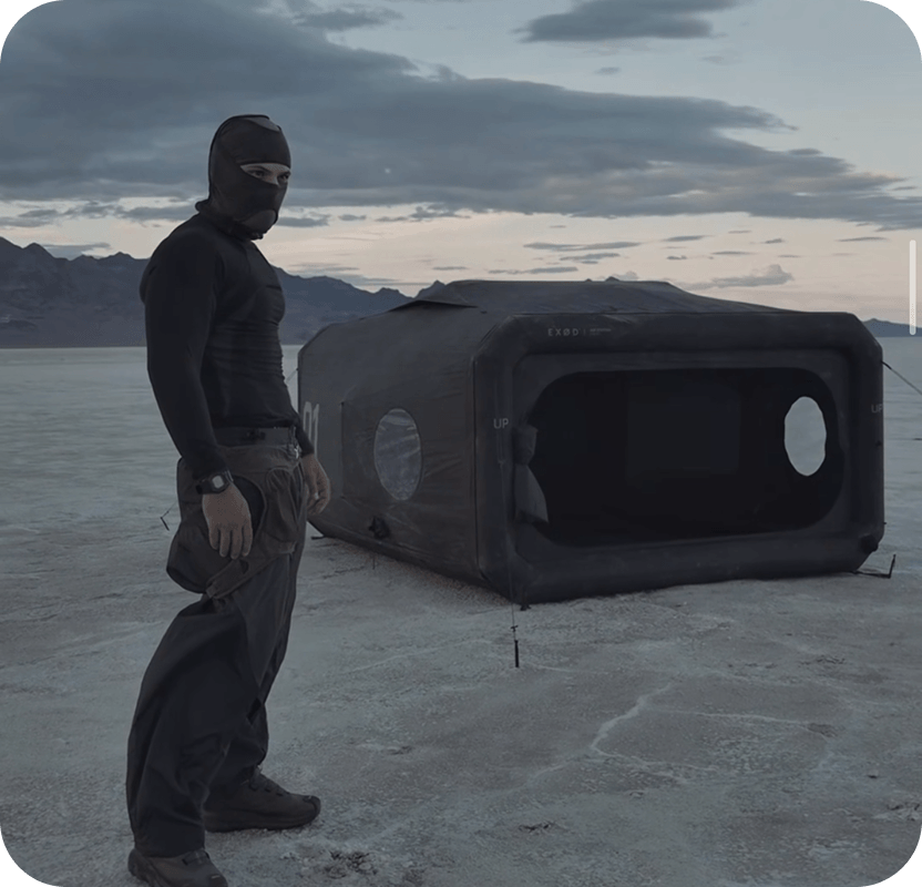 Nomad Telk galeriifoto 2: püstitatud telk